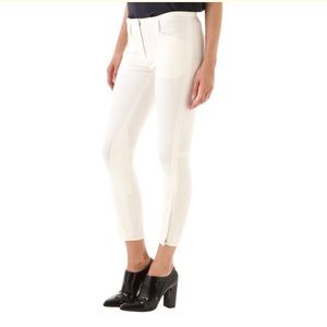Phillip Lim Off-white Skinny Cropped Ankle Pants